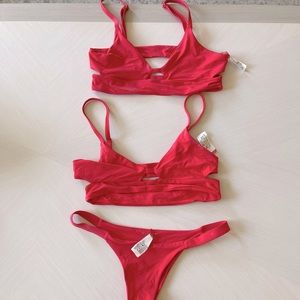 Red bikini